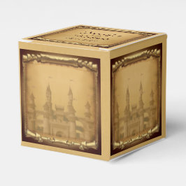 Gång vid en favoritruta för tidsbröllop presentaskar