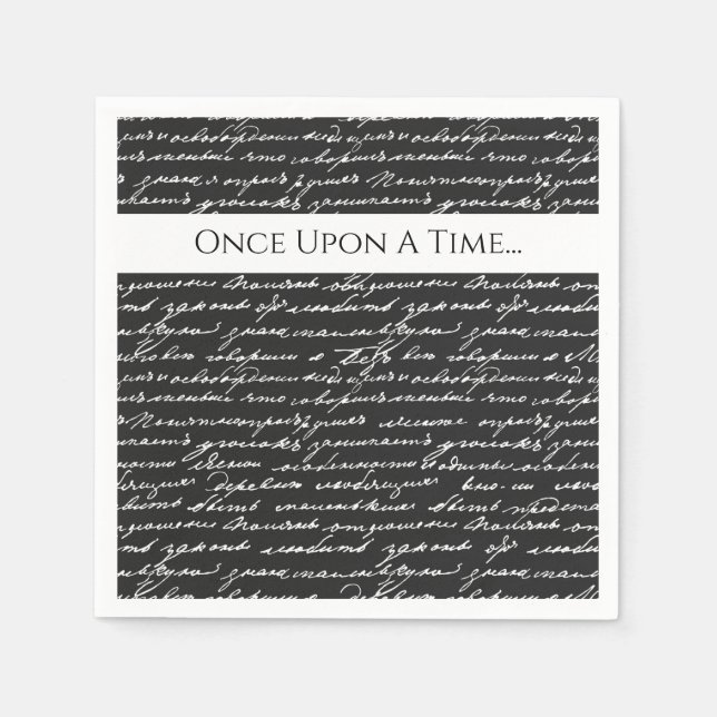 Gång vid en Roligt för tidskriven artikel Pappersservett (Framsidan)