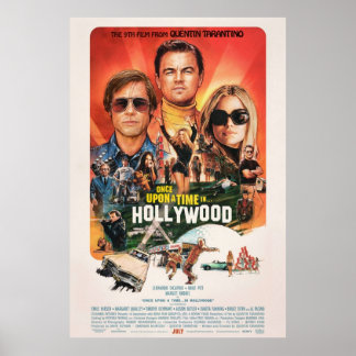 Gång vid en tidpunkt i Hollywood HD Poster