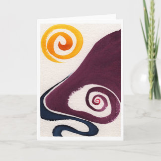 Gång vid en tidpunkt i New mexico, Notecard Kort