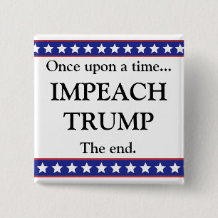 Gång vid en tidpunkt.. Knappen Impeach Trump Knapp
