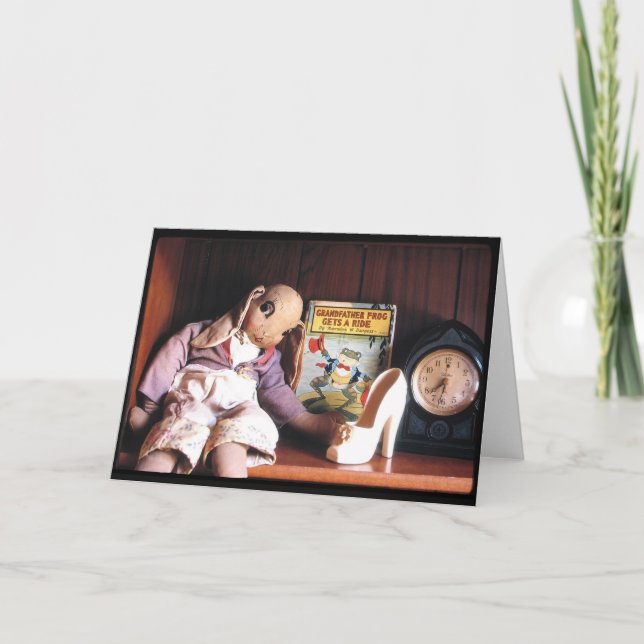 Gång vid en tidpunkt.. Kort för hälsning (Framsida)