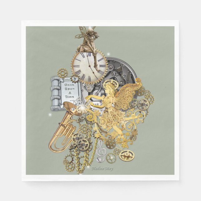 Gång vid en tidpunkt pappersservett (Framsidan)