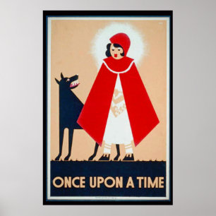 Gång vid en tidpunkt poster