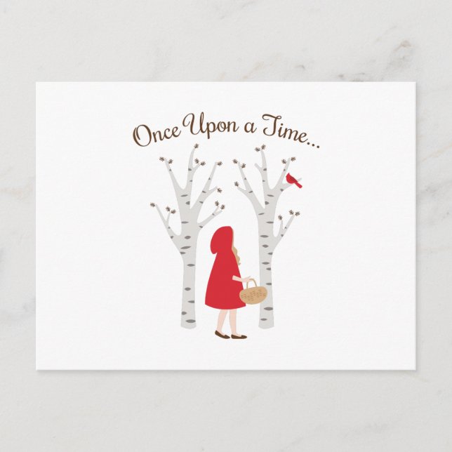 Gång vid en tidpunkt vykort (Framsida)