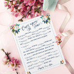 Gång vid en tidsinställd Möhippa i Kärleken spelas Reklamblad<br><div class="desc">Bride Libs spelar "Gång On A Time" med en fyllning i de tomma instruktionerna. De vackra målade blommigtarna är genom att Skapa Klipp ut. Hitta dem på Kreativ Market https://crmrkt.com/7WdAX,  Etsy https://www.etsy.com/shop/CreateTheCut och www.createthecut.com</div>