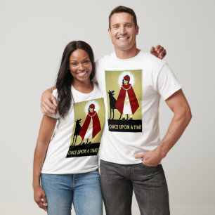 Gång vid Poster tidpunkt, Huva och Varg för röda f T Shirt