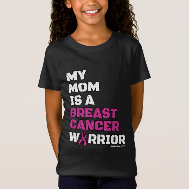 Gångare/block/Mamma...Bröstcancer T Shirt (Framsida)