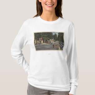 Gångare på sjökustdrev t-shirt