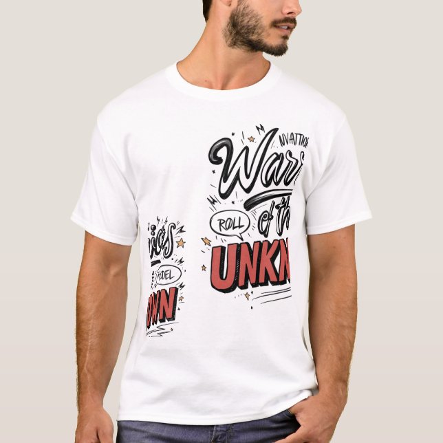 Gångare till den okända 👕 t shirt (Framsida)