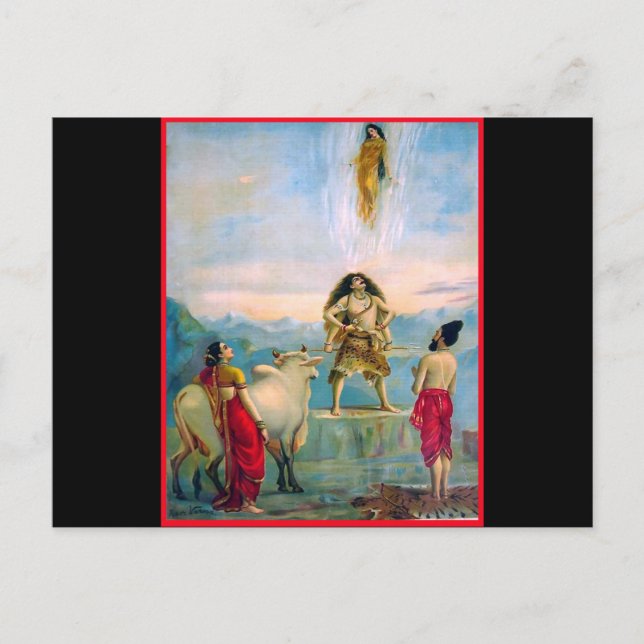 Gangas härkomst vykort (Framsida)