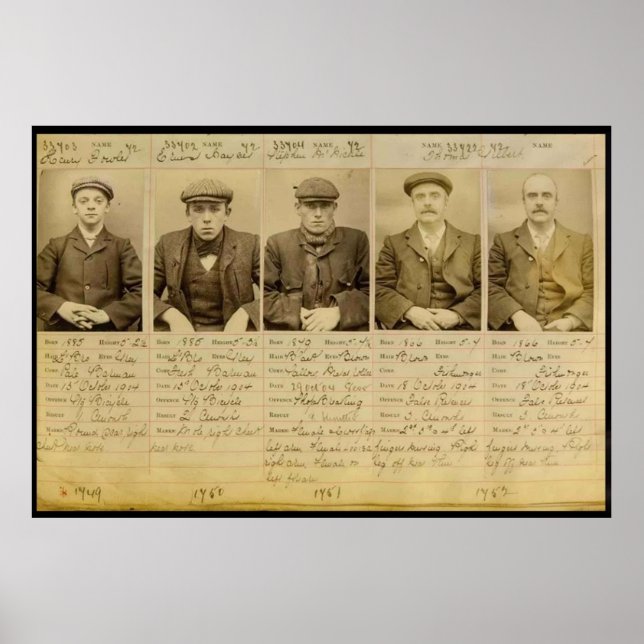 Gänget kallade Peaky Blinders som opererade i Poster (Framsidan)