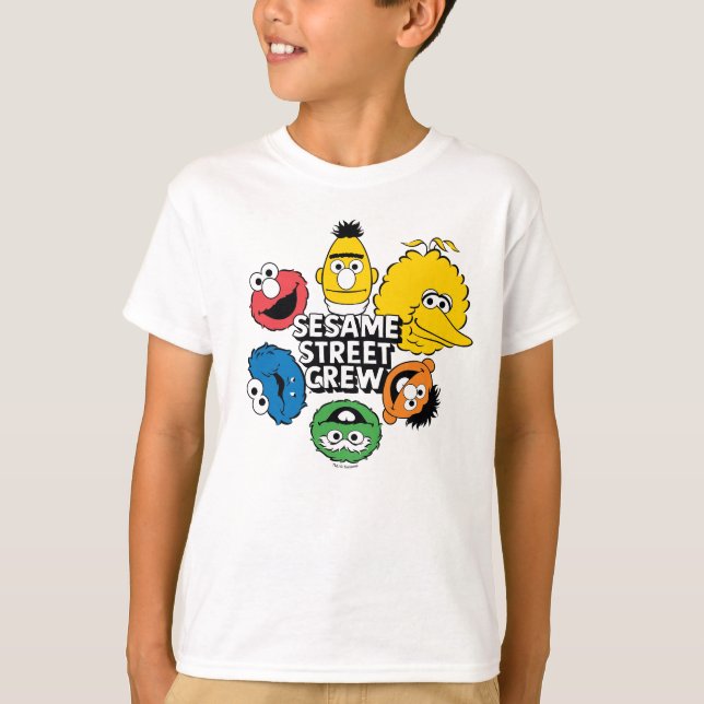 Gänget på Sesame Street T Shirt (Framsida)