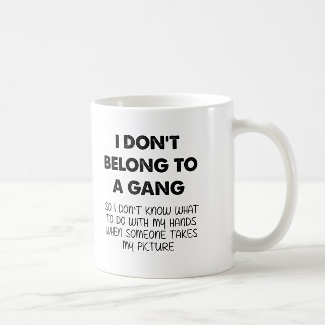 Gangless Bild tar sunt Mug Kaffemugg (Höger)