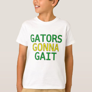 Gångrarna kommer att gå på nyttigt alligatormem t-shirt