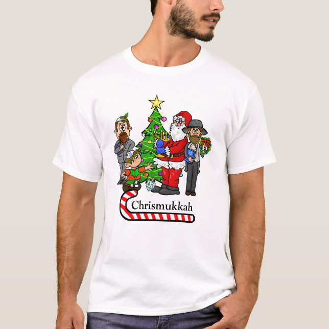 Gangs alla här Chrismukkah T-Shirt (Framsida)