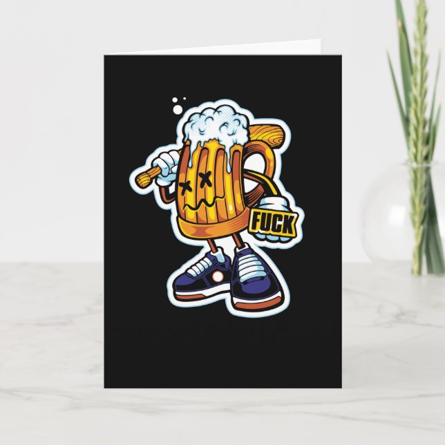Gangsta Beer Kort (Framsida)