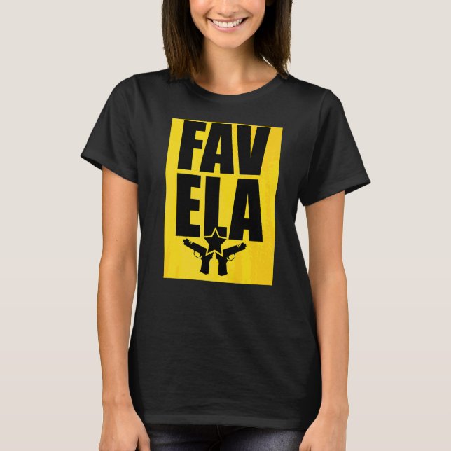 Gangsta Favela Original Punk Sten Store T Shirt (Framsida)