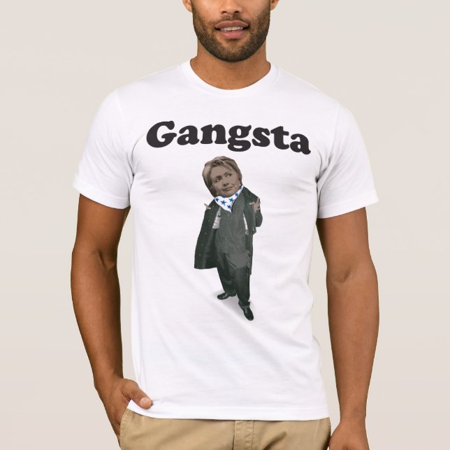 Gangsta Hillary Clinton T-shirt (Framsida)