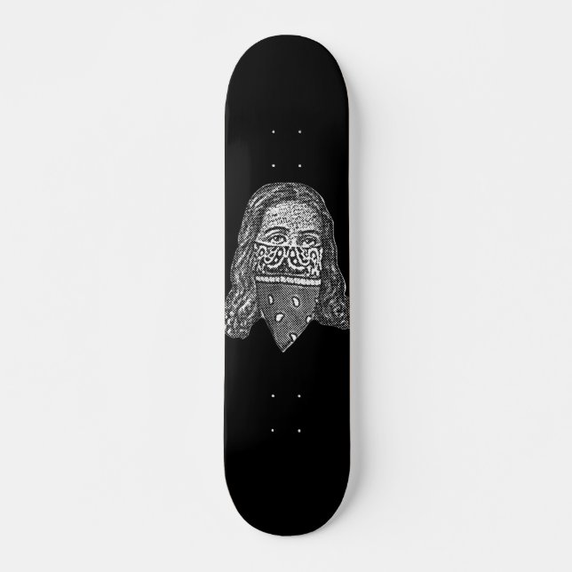 Gangsta Jesus Mini Skateboard Bräda 18,5 Cm (Framsida)