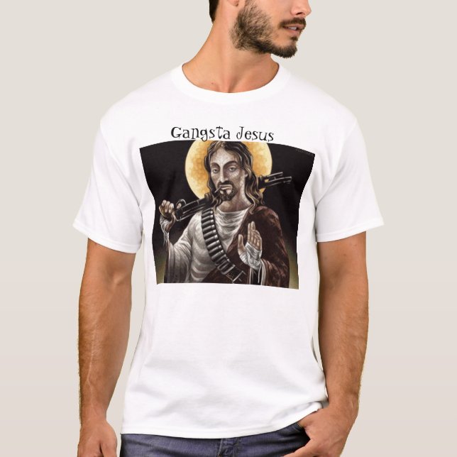 Gangsta Jesus T-shirt (Framsida)