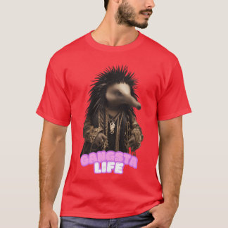 Gangsta Life Echidna T Shirt