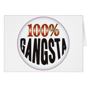 Gangsta märkre hälsningskort