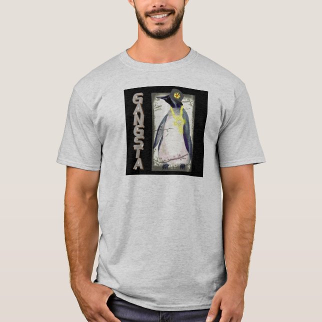 Gangsta pingvin t shirt (Framsida)