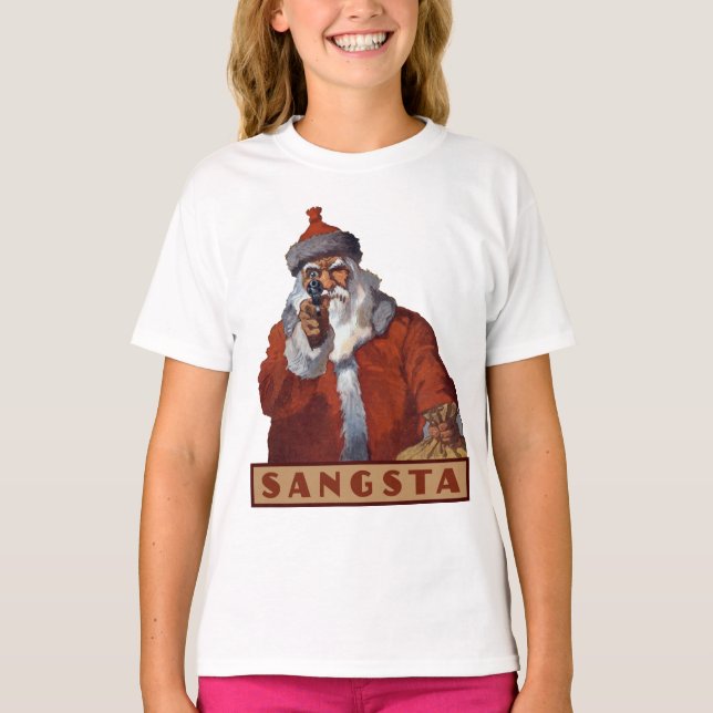Gangsta Santa shirts & jacka Tröja (Framsida)