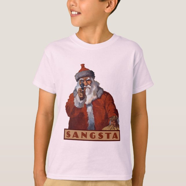 Gangsta Santa shirts & jacka Tröja (Framsida)