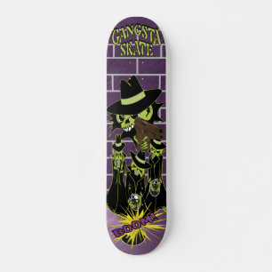 Gangsta Skate Old School Skateboard Bräda 18 Cm