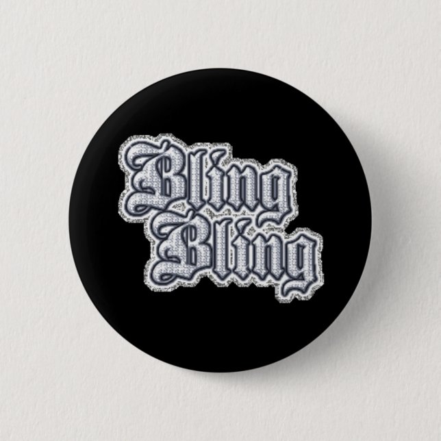 Gangsta Thug Bling Glitter Graphic Comments | Korn Knapp (Framsida)