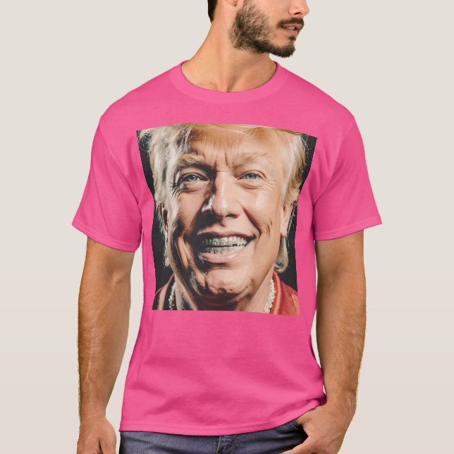 Gangsta Trump T Shirt (Framsida)