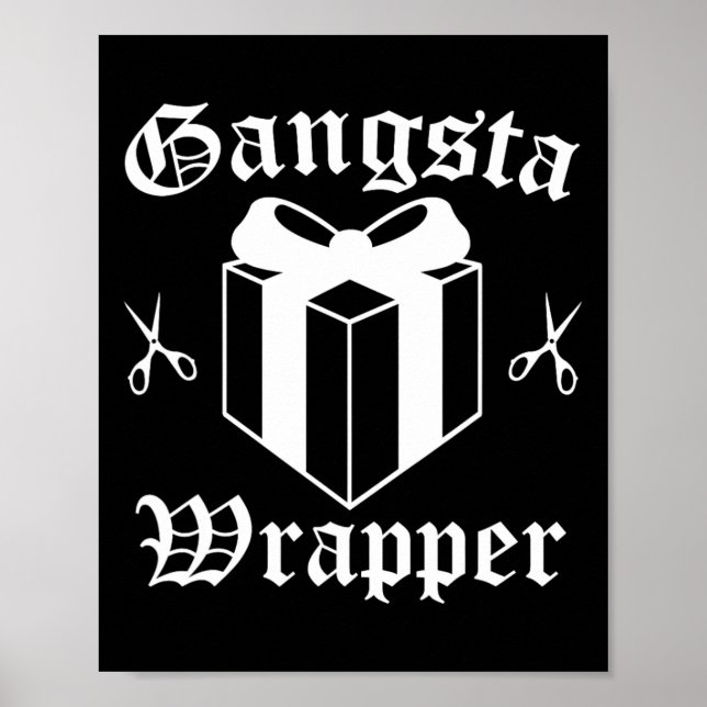 Gangsta Wrapper-Helgdag Poster (Framsidan)