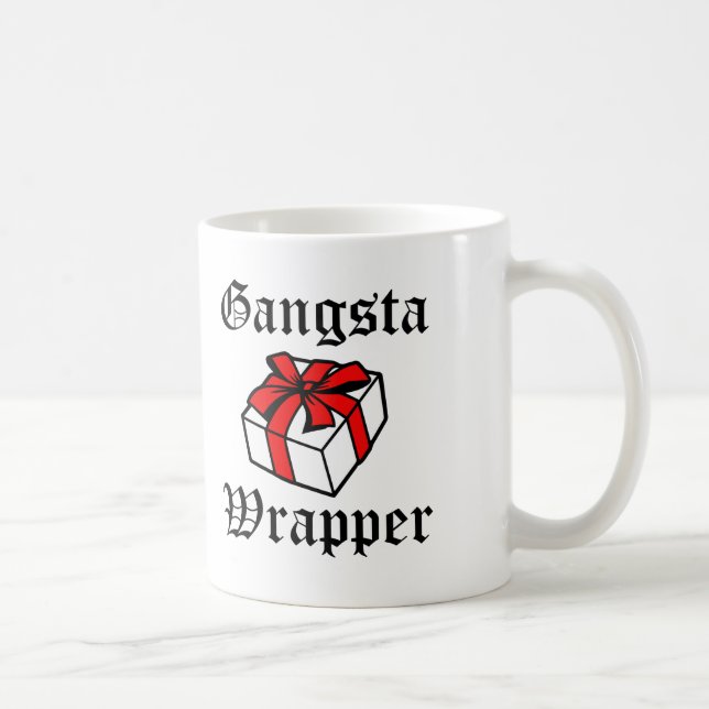 Gangsta Wrapper-Helgdagar från den nya julen Kaffemugg (Höger)