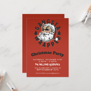 Gangsta Wrapper Inbjudningar