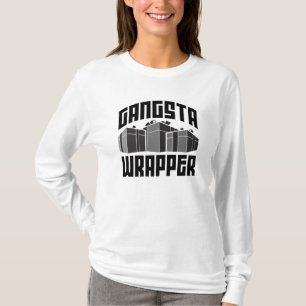 Gangsta Wrapper-julen Helgdag Presenter T Shirt