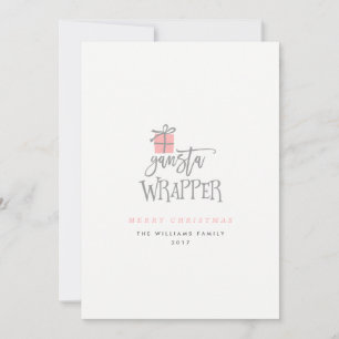 Gangsta Wrapper-julkort Julkort