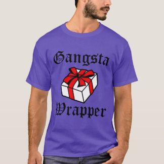 Gangsta Wrapper roligt jultomte T Shirt