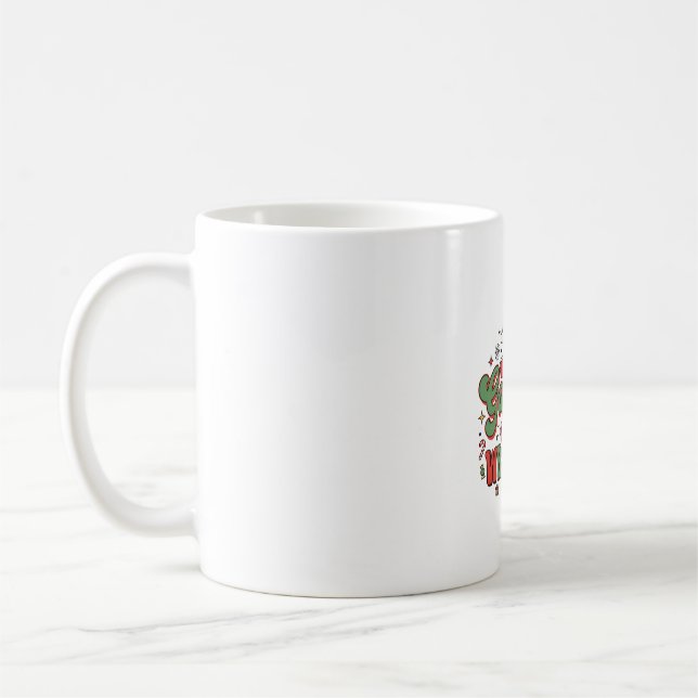 Gangsta Wrapper Santa jul Kaffemugg (Vänster)