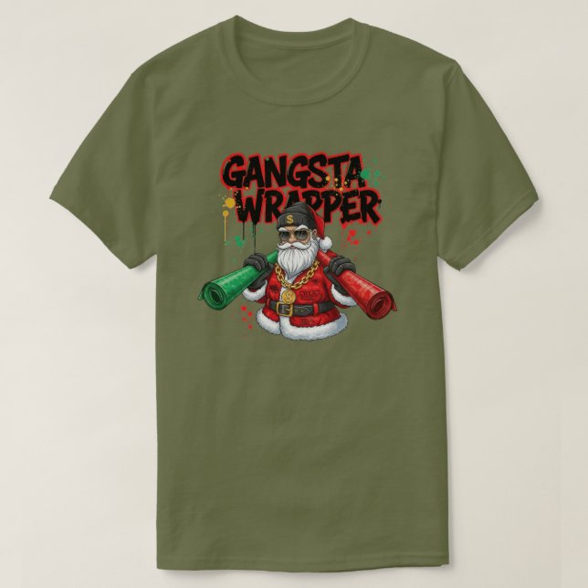 Gangsta Wrapper T Shirt (Design framsida)