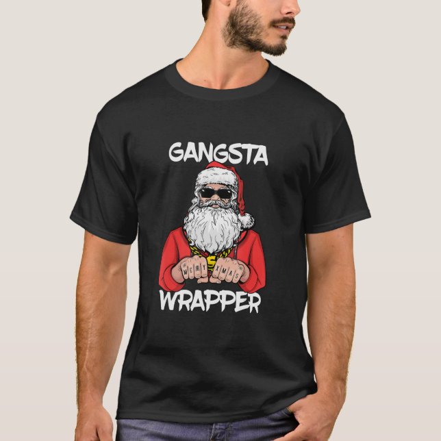 Gangsta Wrapper T Shirt (Framsida)