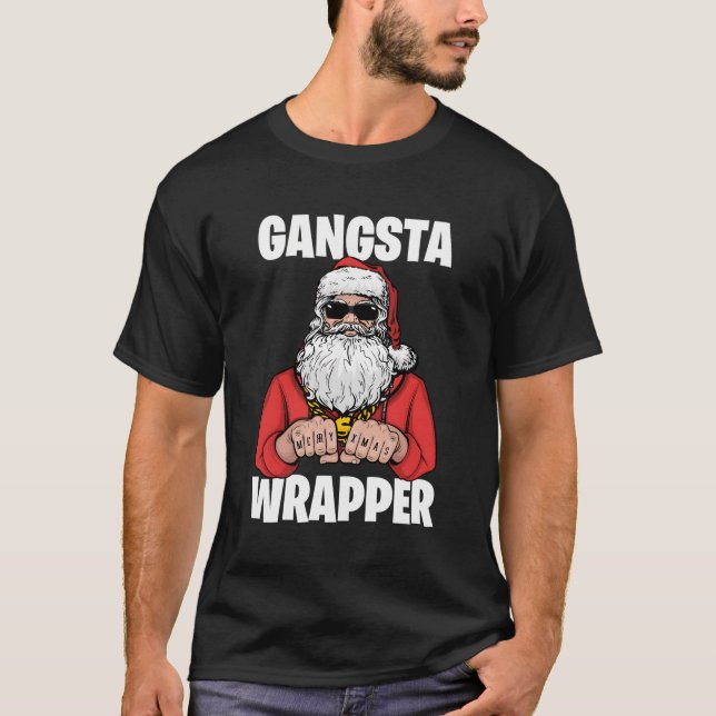 Gangsta Wrapper T Shirt (Framsida)
