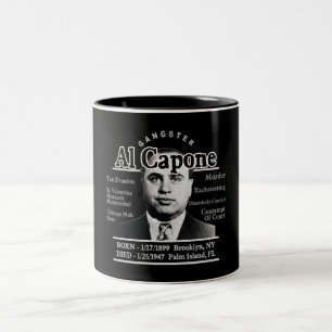 Gangster Al Capone Två-Tonad Mugg