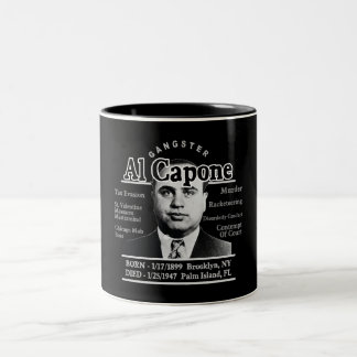 Gangster Al Capone Två-Tonad Mugg