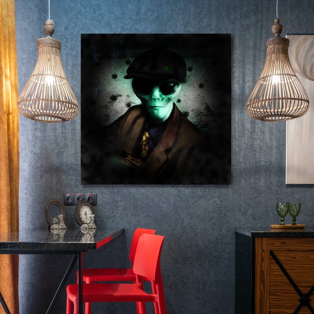 Gangster Alien Canvastryck (Skapare uppladdad)