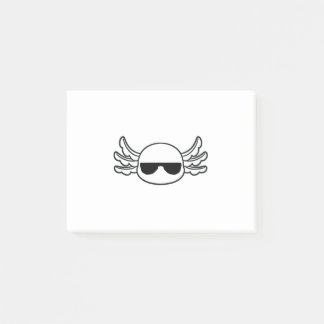 Gangster Axolotl Shades Funny Fish Funny Post-it Block
