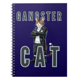 Gangster Cat Bad Boy Anteckningsbok