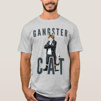 Gangster Cat Bad Boy T Shirt