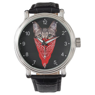 Gangster cat-huva armbandsur